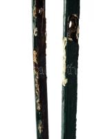 2 db antik kovácsoltvas ablakrács 41x128 cm