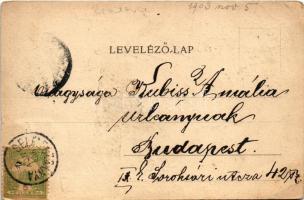 1903 Bélabánya, Banská Belá (Selmecbánya, Schemnitz, Banská Stiavnica); Fő tér, Mendl Frigyes üzlete...