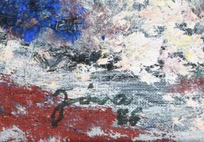 Jóna János (1945-2012): Ébredés. Olaj, vászon, jelezve balra középen lent, hátoldalán Actual Art Gal...