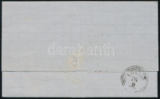 1864 15kr levélen / on cover "SISSEK / Bahnhof" - Lonigo