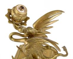 Griffmadaras falikar. Réz, vezeték helyével 22 cm