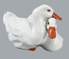 Herendi kacspár. Kézzel festett, jelzett, hibátlan 10 cm