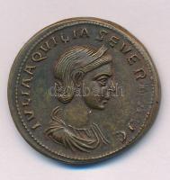 Római Birodalom 221-222 / Iulia Aquilia "CONCORDIA" Sestertius bronz replika T:UNC