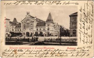 1898 Budapest IX. Központi Vásárcsarnok. Divald Károly Bp. 19.
