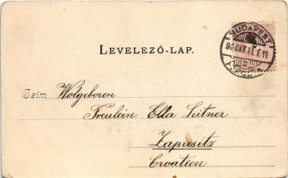 1898 Budapest IX. Központi Vásárcsarnok. Divald Károly Bp. 19