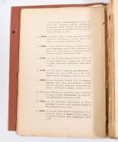 1907 Catalogus manuscriptorum Bibliothecae Reg. Scient. Universitatis Budapestinensis, széteső állap...