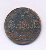1858E 5/10kr Cu T:VF,F patina Adamo M3