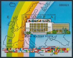 1983 Európai Biztonsági és Együttműködési Értekezlet VII. - Madrid vágott blokk (4.000)