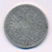Ausztria 1889. 1Fl Ag "Ferenc József" T:VF,F Austria 1889. 1 Florin Ag "Franz Joseph" C:VF,F Krause KM#2222