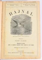 1897-1899 Hajnal - belmissiói folyóirat, szerk.: Szabó Aladár számai könyvbe kötve