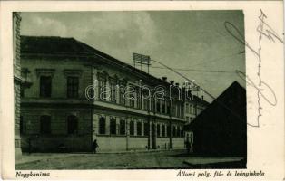 Nagykanizsa, állami polgári fiú- és leányiskola. Garamvölgyi kiadása