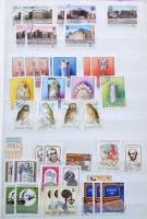 Használt magyar bélyegek 1981-1999 24 fehér lapos Lindner berakó 30 oldalán