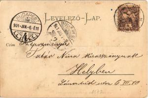 1901 Csikós, magyar folklór / Hungarian folklore. Lederer &amp; Popper Serie XVI. Nro. 211. (lyu...