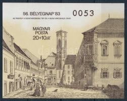 1983 Bélyegnap (56.) vágott blokk (4.000)