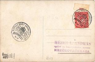 Macskák autóban / Cats in an automobile. Serie 2045/6. 6 Dess. + "IV. Károly király koronázása ...