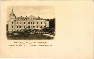 Sorokújfalu (Sorokpolány), Gróf Szapáry kastélya, posta Kisunyom, telefon Szombathely. Huber &am...