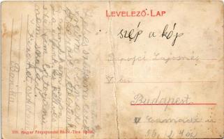 Szigetújfalu, Weisz István vendéglője, lovasszekér (fa)