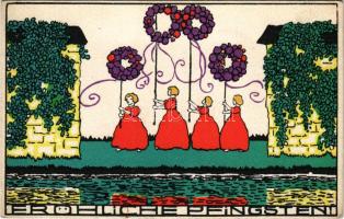 Fröhliche Pfingsten! B.K.W.I. 4641-2 / Pentecost greeting card