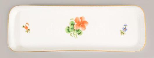 Herendi hecsedli mintás doboz 10x13 cm + tálka 23 cm