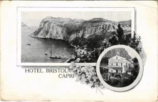 Capri, Hotel Bristol. Art Nouveau, floral (EK)