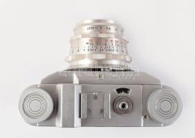 Altissa Altix fényképezőgép Trioplan 1:2,9/50 objektívvel, bőr tokban