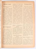 1904 Magyar Ipar (Iparügyek), az Országos Iparegyesület Közlönye XXV. kötet, félvászon kötet, szétes...