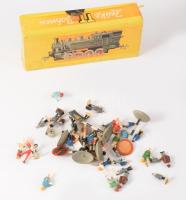 Vasútmodell tereptárgyak, dobozban