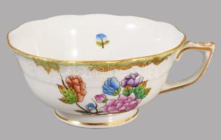 Herendi Viktória mintás teás készlet. Kézzel festett, jelzett, hibátlan Hat személyes