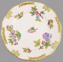 Herendi Viktória mintás teás készlet. Kézzel festett, jelzett, hibátlan Hat személyes