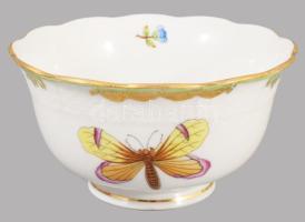 Herendi Viktória mintás teás készlet. Kézzel festett, jelzett, hibátlan Hat személyes