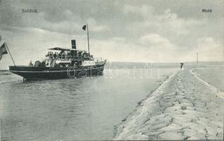 Siófok Móló a Helka gőzössel