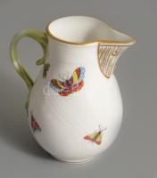 Herendi Rotschild mintás tejszín kiöntő. Kézzel festett, jelzett, hibátlan 10 cm