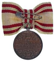 Berán Nándor (1889-1965) 1935. "Magyar Vöröskereszt Ifjúsági Osztálya" bronz kitüntetés, n...