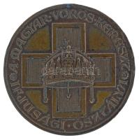 Berán Nándor (1889-1965) 1935. "Magyar Vöröskereszt Ifjúsági Osztálya" bronz emlékérem, fü...
