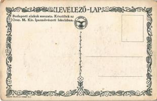 Budapesti alakok sorozat. Készültek az Orsz. M. kir. Iparművészeti Iskolában. Magyar Földrajzi Intéz...