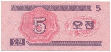 Észak-Korea 1988. 5ch "Szocialista látogató devizaváltó" alacsony "000040" T:F s...