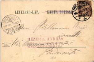 1901 Zagreb, Zágráb; Umjetnicki pavillon / art museum (vágott / cut)