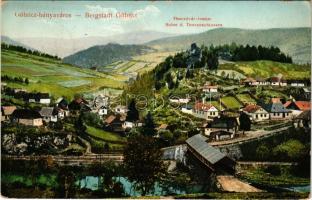 1911 Gölnicbánya, Göllnitz, Gelnica; Thurzóvár romjai. Feitzinger Ede / Ruine / castle ruins (EK)