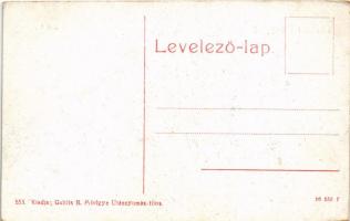 Privigye, Prievidza; Vasúti híd, fürdőző gyerekek. Gubits B. 553. (W.L. ?) / railway bridge, bathing...