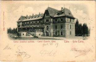 1901 Tátralomnic, Tatranská Lomnica (Magas-Tátra, Vysoké Tatry); Tátra-Lomniczi szálloda / hotel. Stengel &amp; Co. (fl)