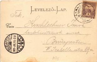 1901 Tátralomnic, Tatranská Lomnica (Magas-Tátra, Vysoké Tatry); Tátra-Lomniczi szálloda / hotel. St...