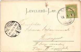 1904 Tátra, Magas-Tátra, Vysoké Tatry; Béka-tó és Tengerszem-csúcs / Froschsee u. Meeraugespitze / l...