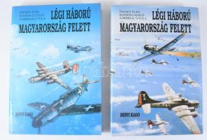 Pataky Iván et al.: Légi háború Magyarország felett. 1-2. köt. Debrecen, 1992, Zrínyi. Kiadói egészvászonkötésben, kiadói papír védőborítóval, kissé foltos lapélekkel.