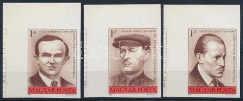 1976 Munkásmozgalom (II.) ívsarki vágott sor