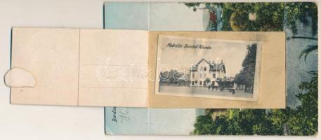 1926 Bártfa, Bártfafürdő, Bardejovské Kúpele, Bardiov, Bardejov; sérült leporellólap (tartalom hiány...