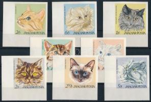 1968 Macskák ívsarki vágott sor (8.000)