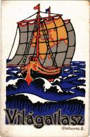 Világatlasz reklám / Hungarian publishing house advertisement s: Szekeres B. (EM)