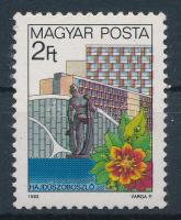 1983 Gyógy- és üdülőhelyek 2Ft a vörös szín a kereten kívülre tolódott