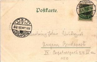 1901 Kaliningrad, Königsberg i. Pr.; Städtischer Schlacht- u. Viehhof / slaughterhouse and cattle ma...