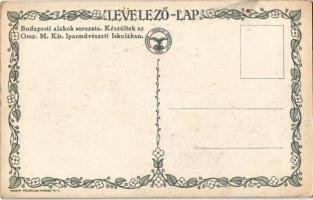 Budapesti alakok sorozat. Készültek az Orsz. M. kir. Iparművészeti Iskolában. Magyar Földrajzi Intéz...